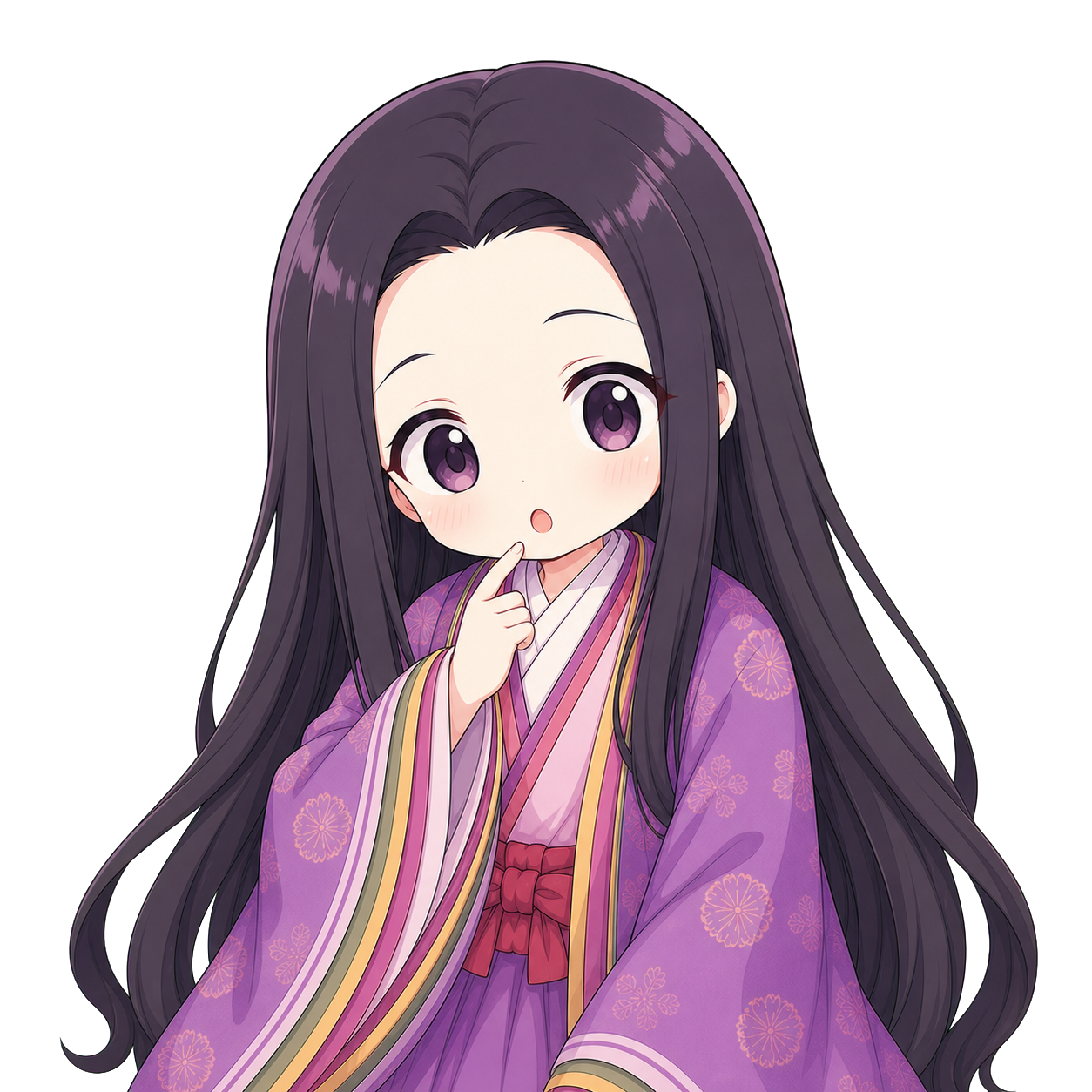 驚いた表情のかるちゃん
